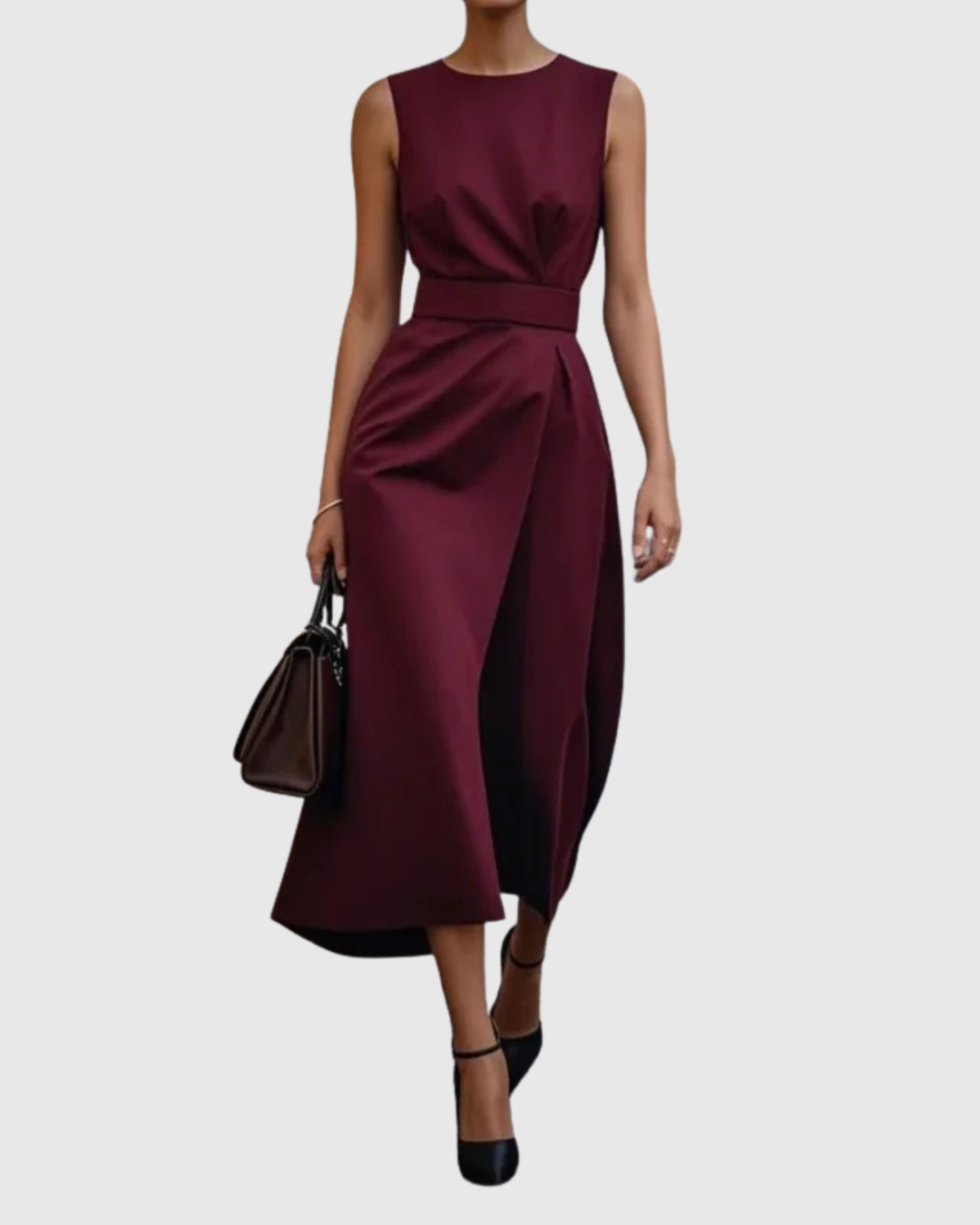 Aubrielle™ | Elegant Round Neck Dress