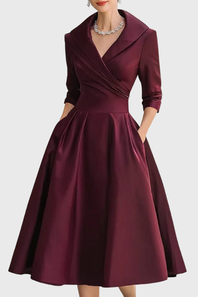 Rosa - Elegant midi dress