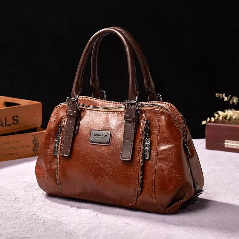 Silke - Luxurious Vegetable Tanned Leather Bag