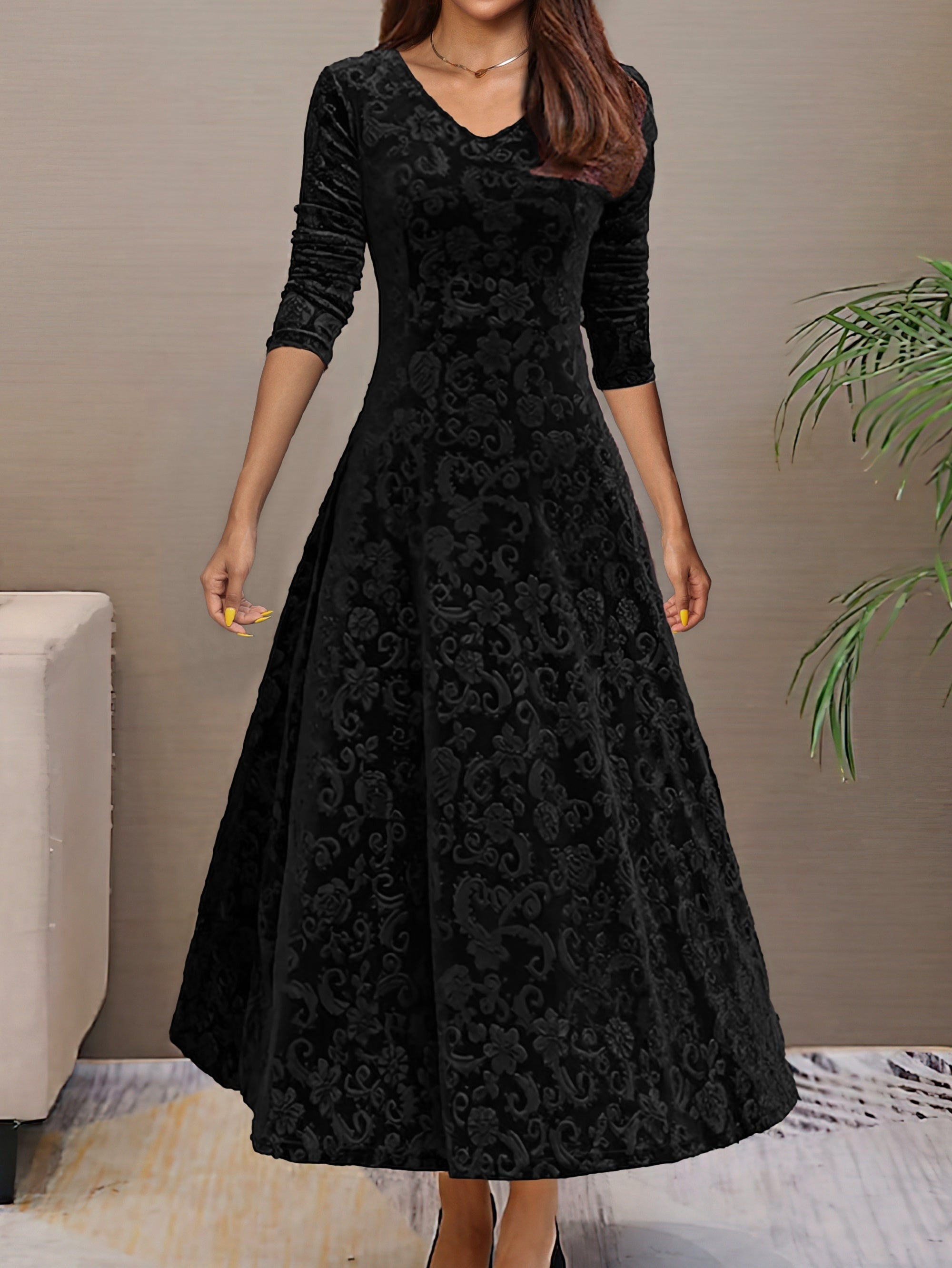 Denise | Velvet Elegant Dress