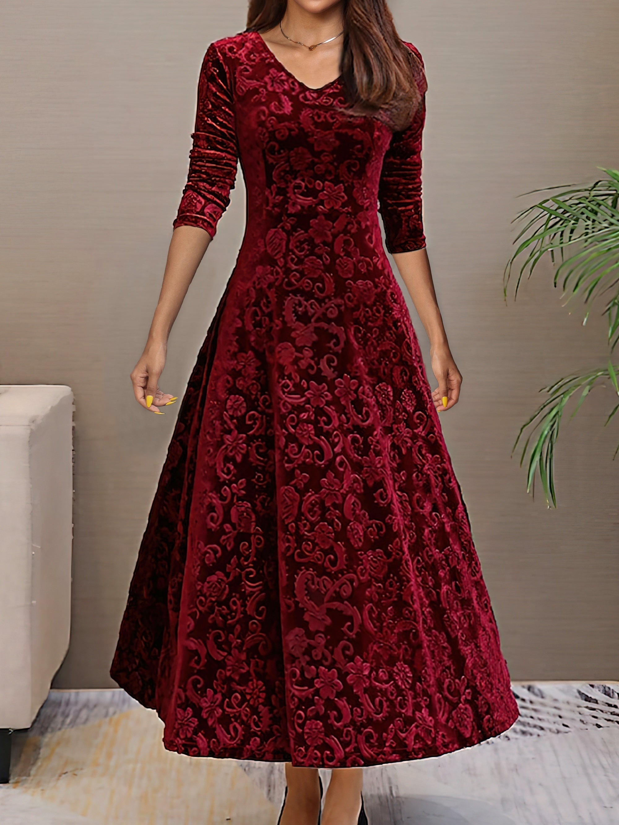 Denise | Velvet Elegant Dress