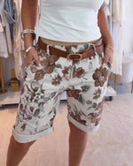 Casual Printed Bermuda Shorts