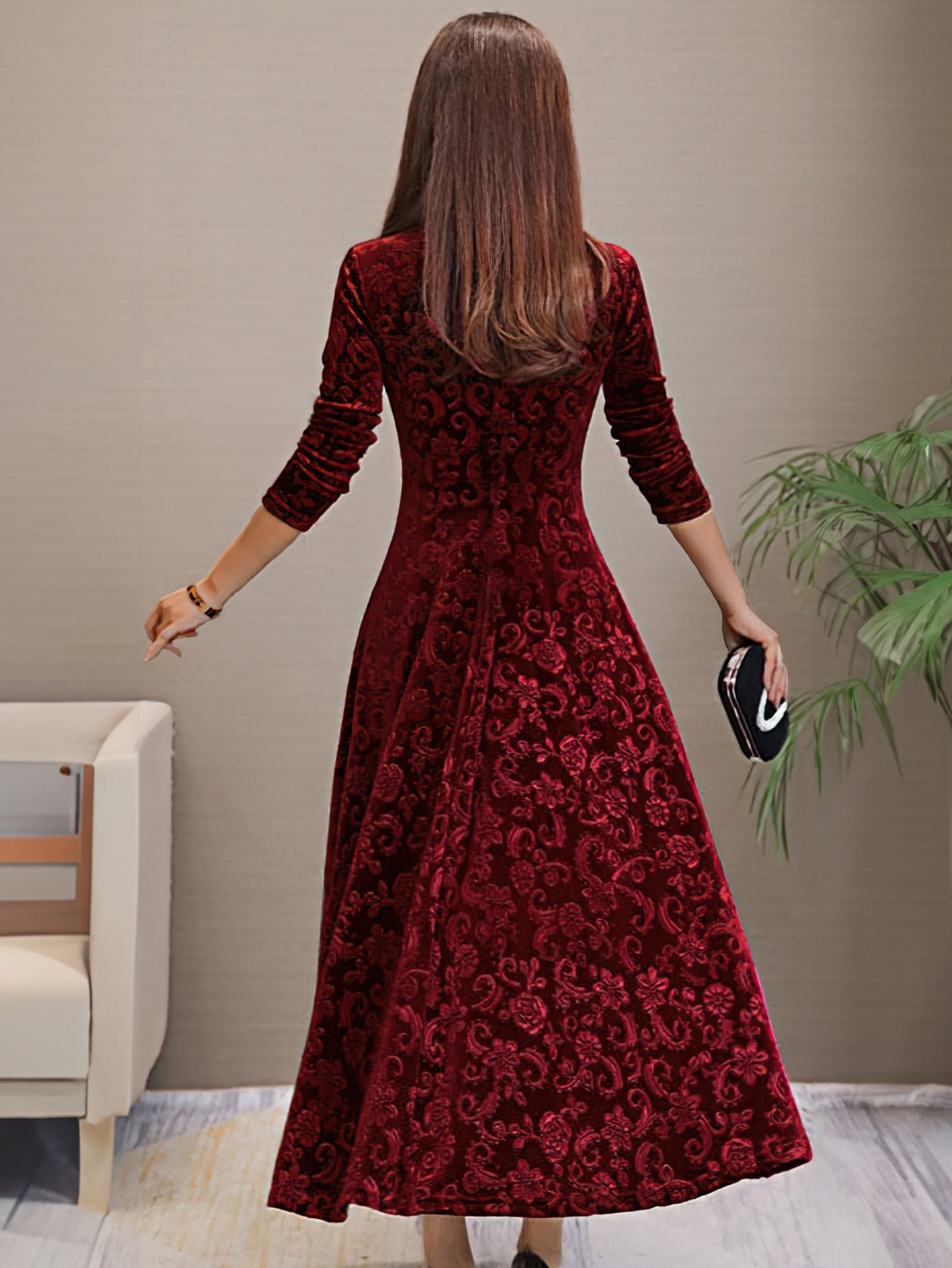 Denise | Velvet Elegant Dress
