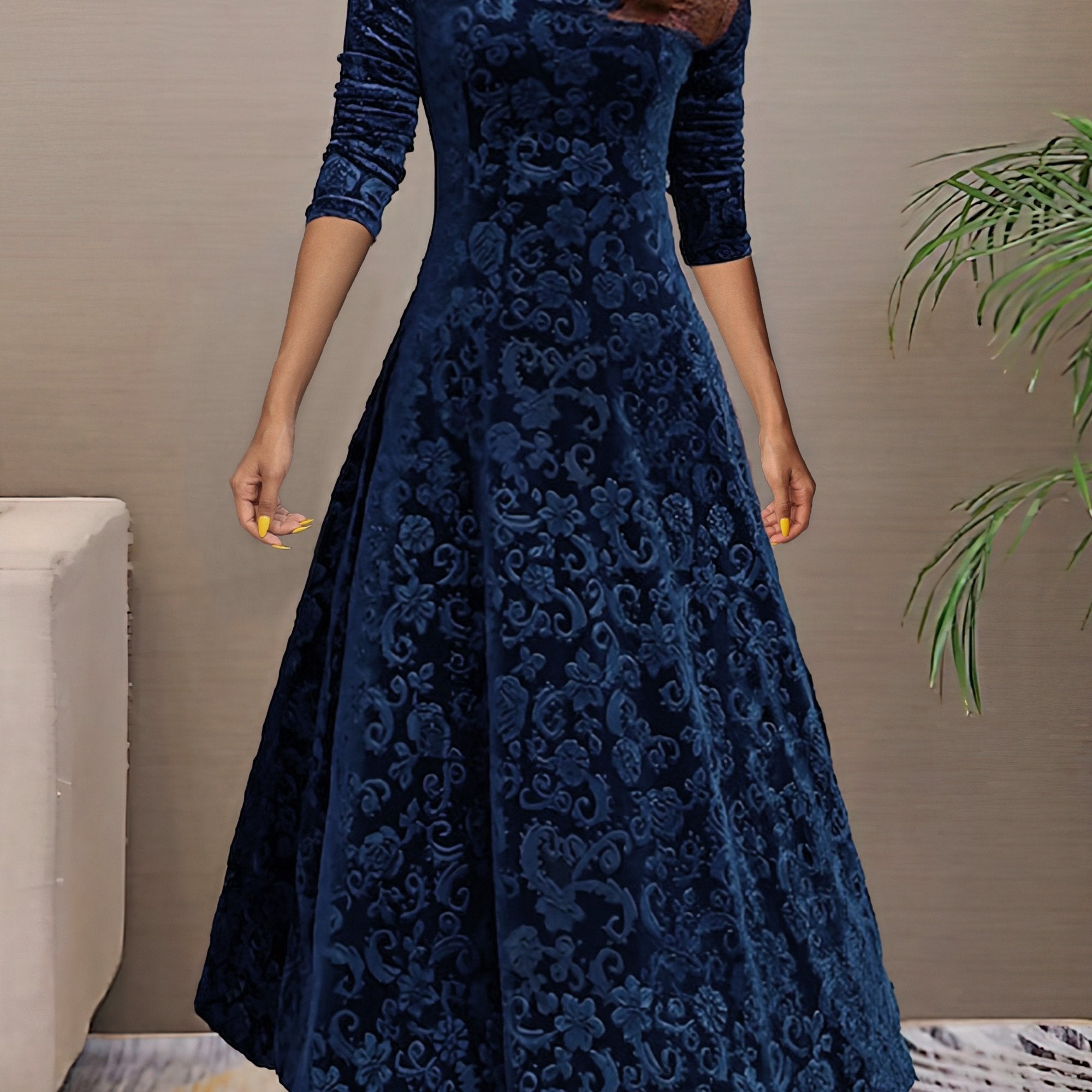 Denise | Velvet Elegant Dress
