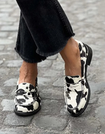 Emeryn™ | Cow-Print Loafers