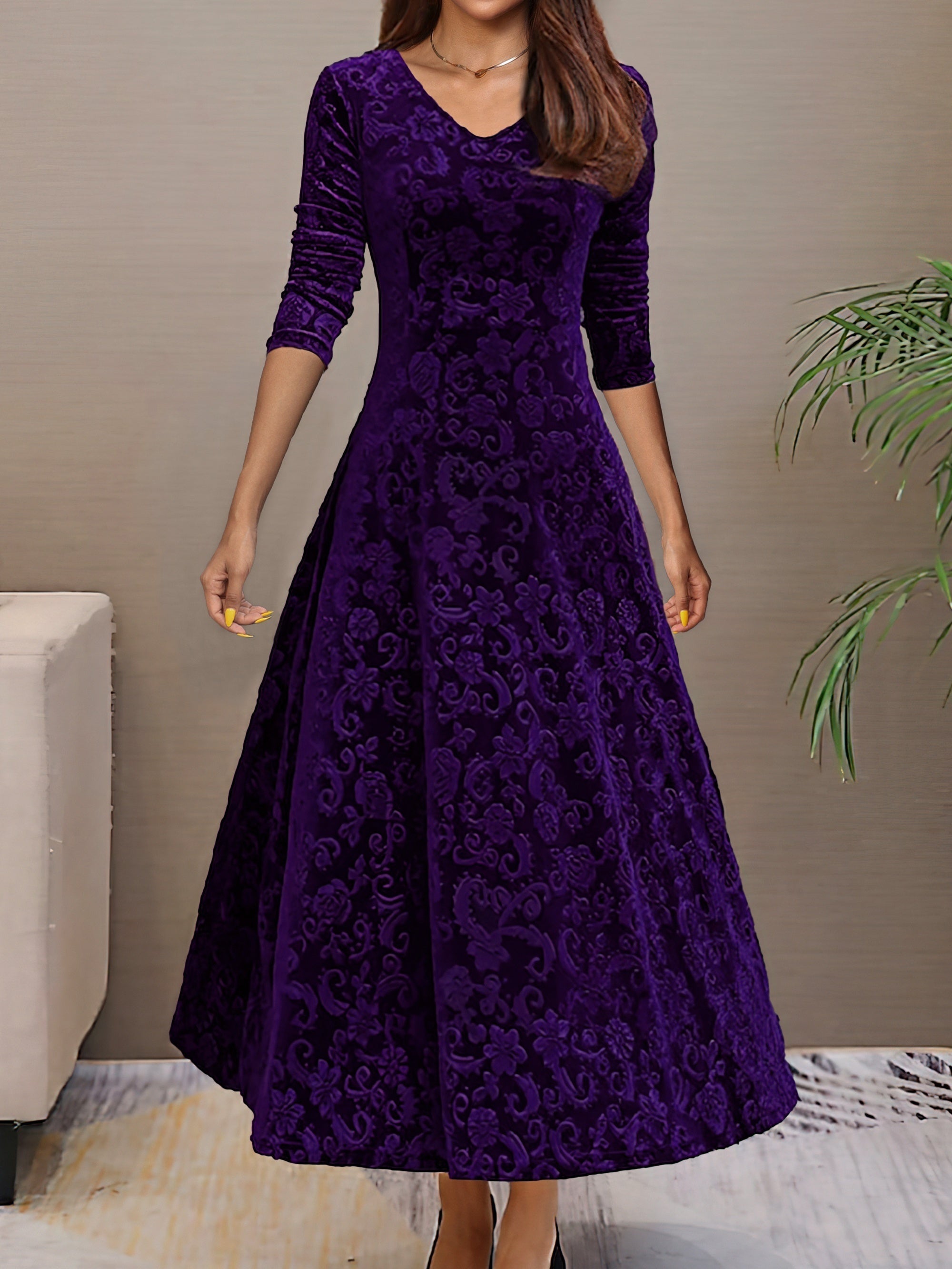 Denise | Velvet Elegant Dress