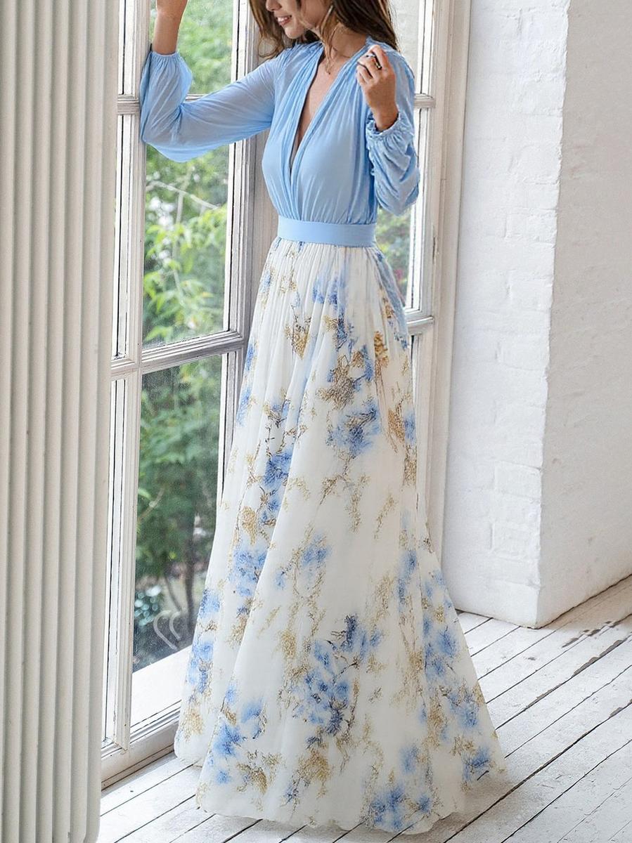 Harper™ | Beautiful Maxi Dress with Floral Print