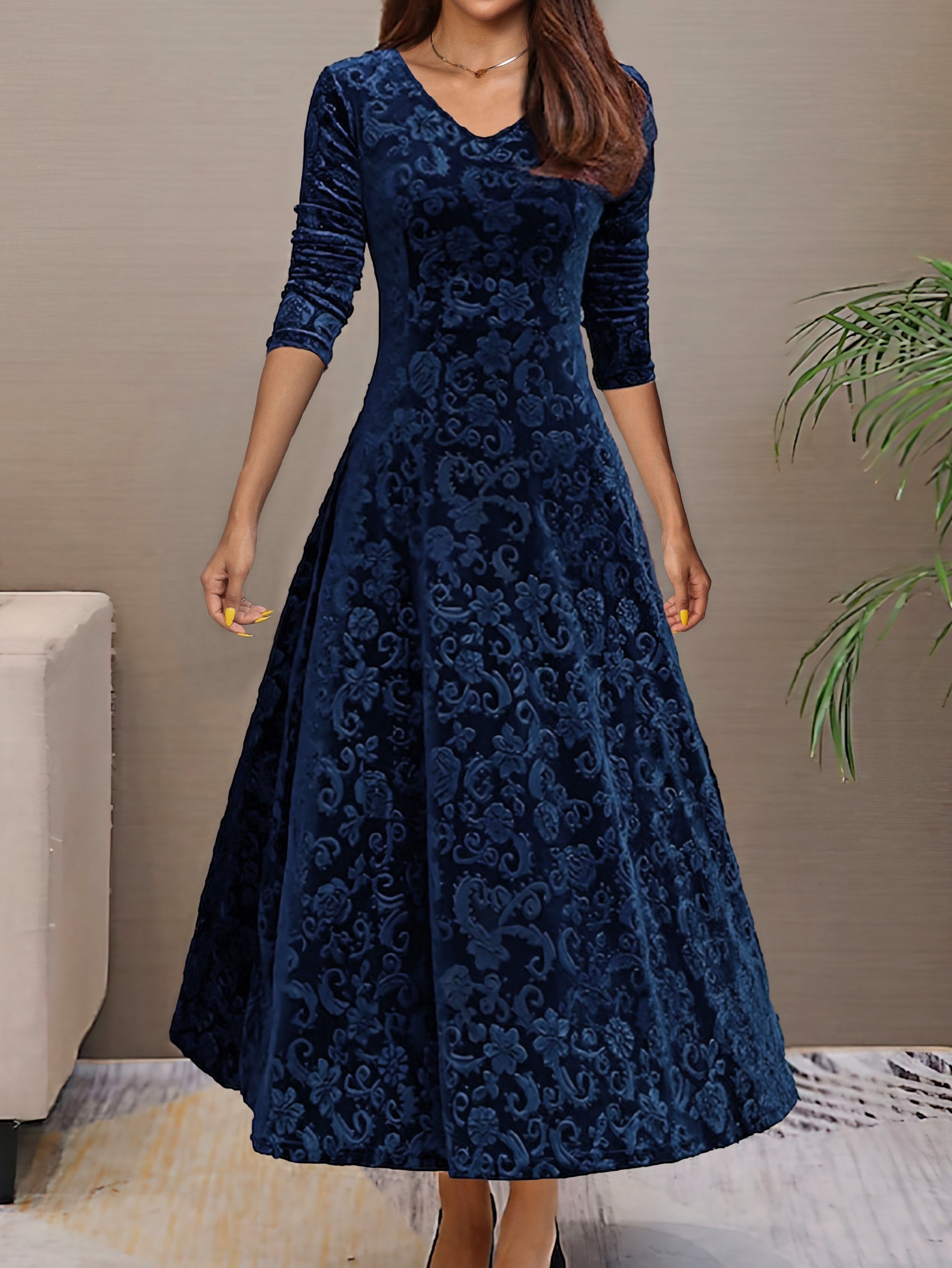 Denise | Velvet Elegant Dress