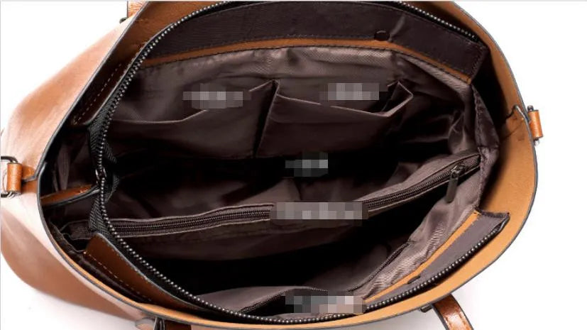 Nicole - Vintage Leather Crossbody Bag