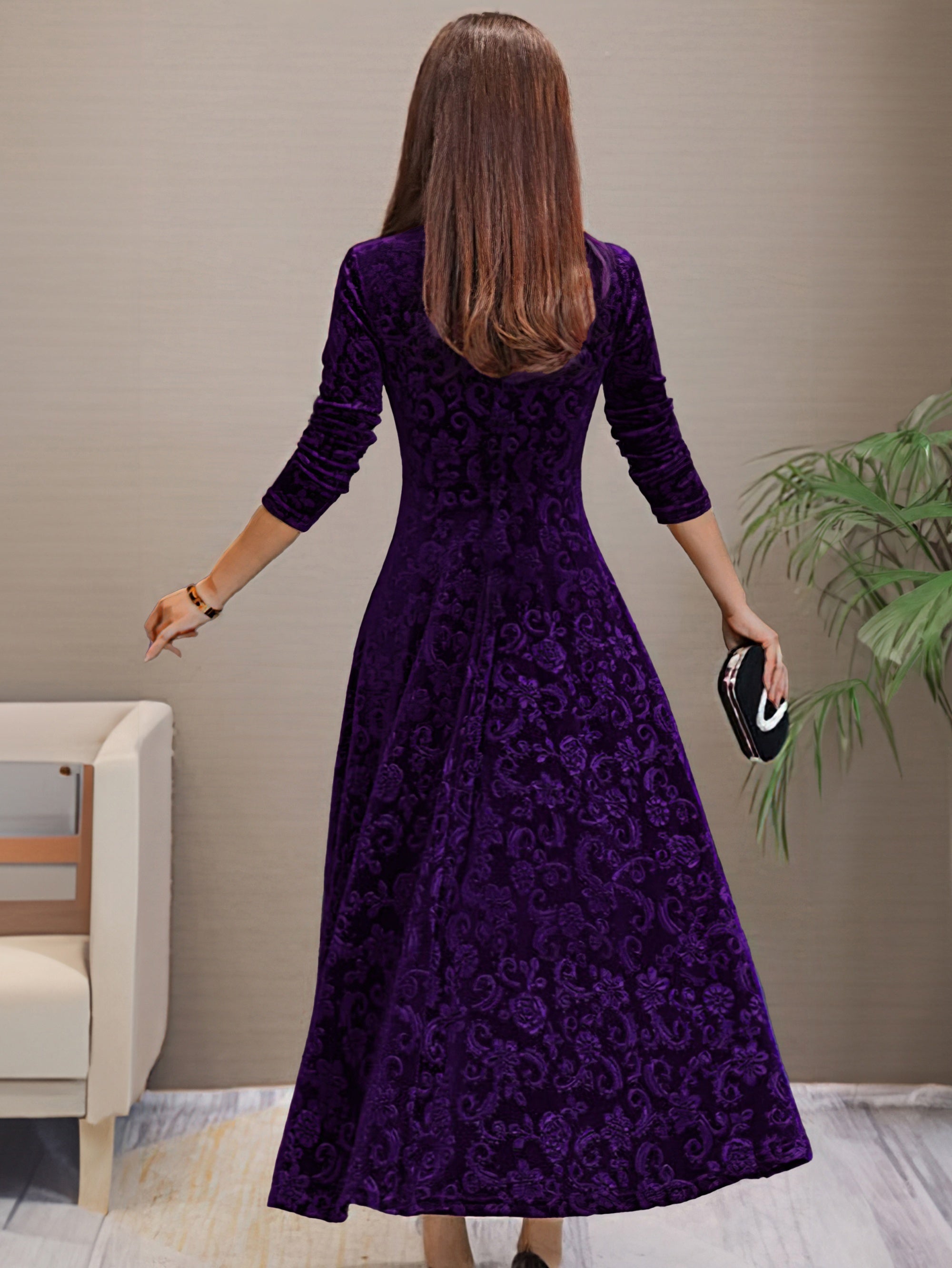 Denise | Velvet Elegant Dress