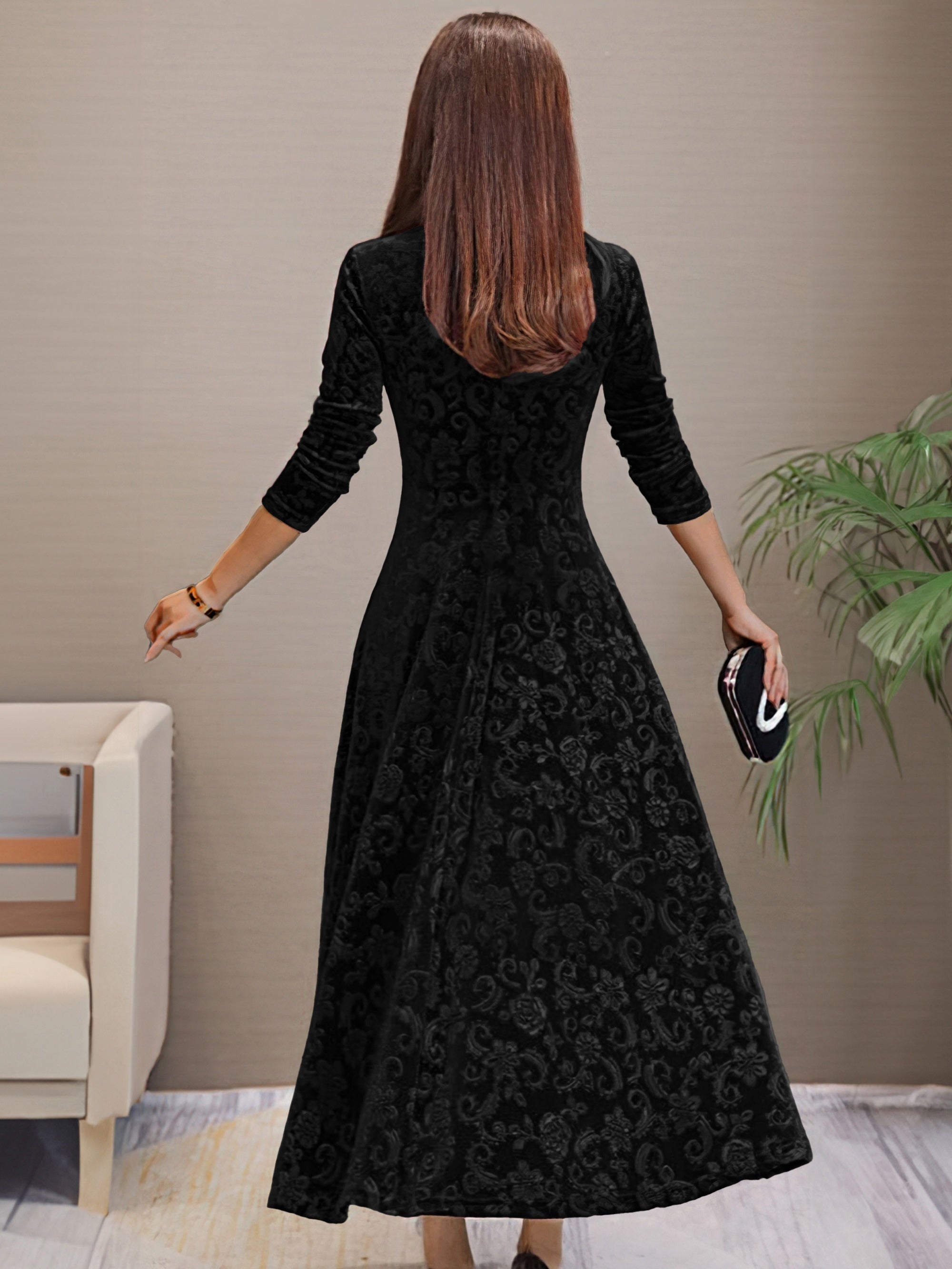 Denise | Velvet Elegant Dress