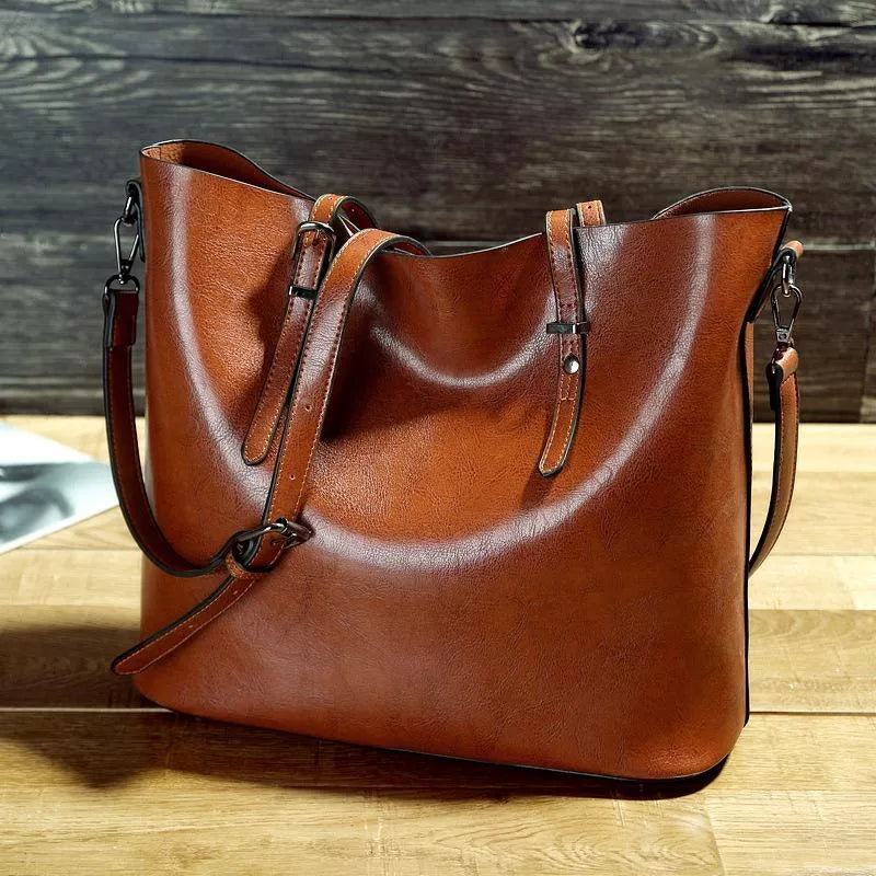 Nicole - Vintage Leather Crossbody Bag