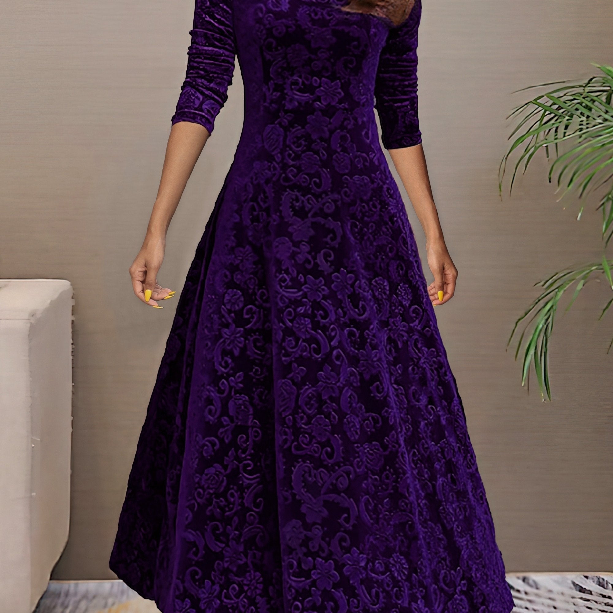 Denise | Velvet Elegant Dress