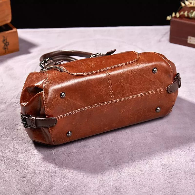 Silke - Luxurious Vegetable Tanned Leather Bag