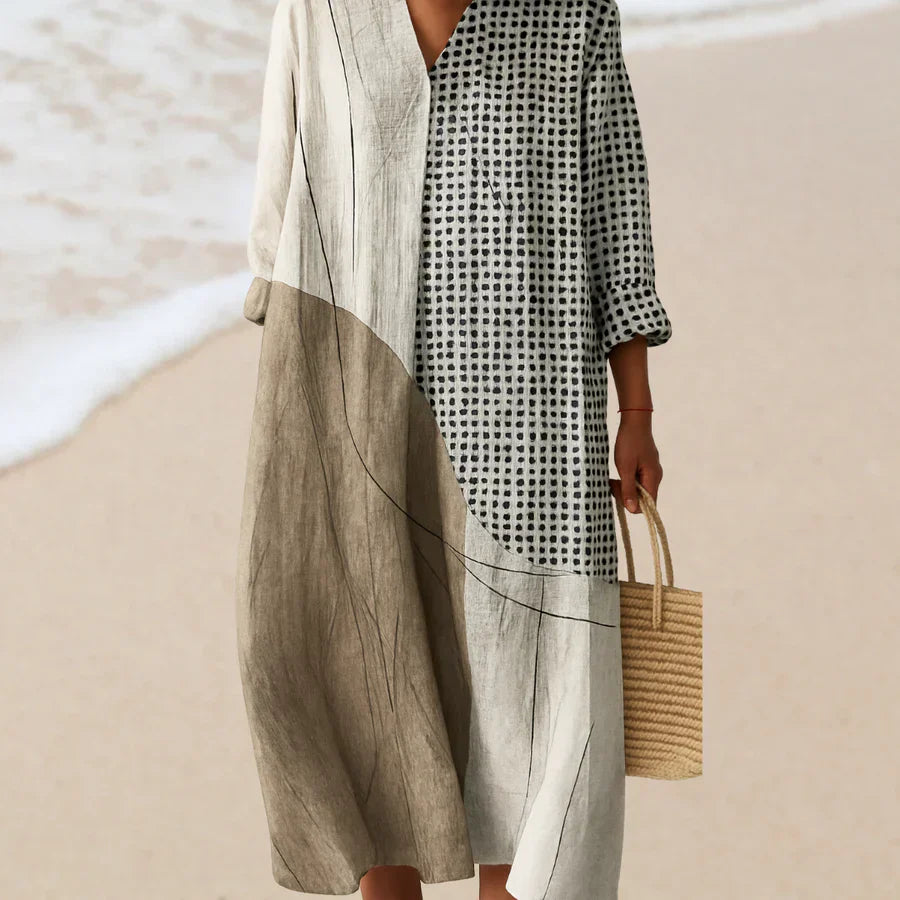 ELARA™ | ARTISTICALLY INSPIRED AUTUMN DRESS