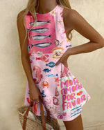 Erin™ Linen Mini Dress