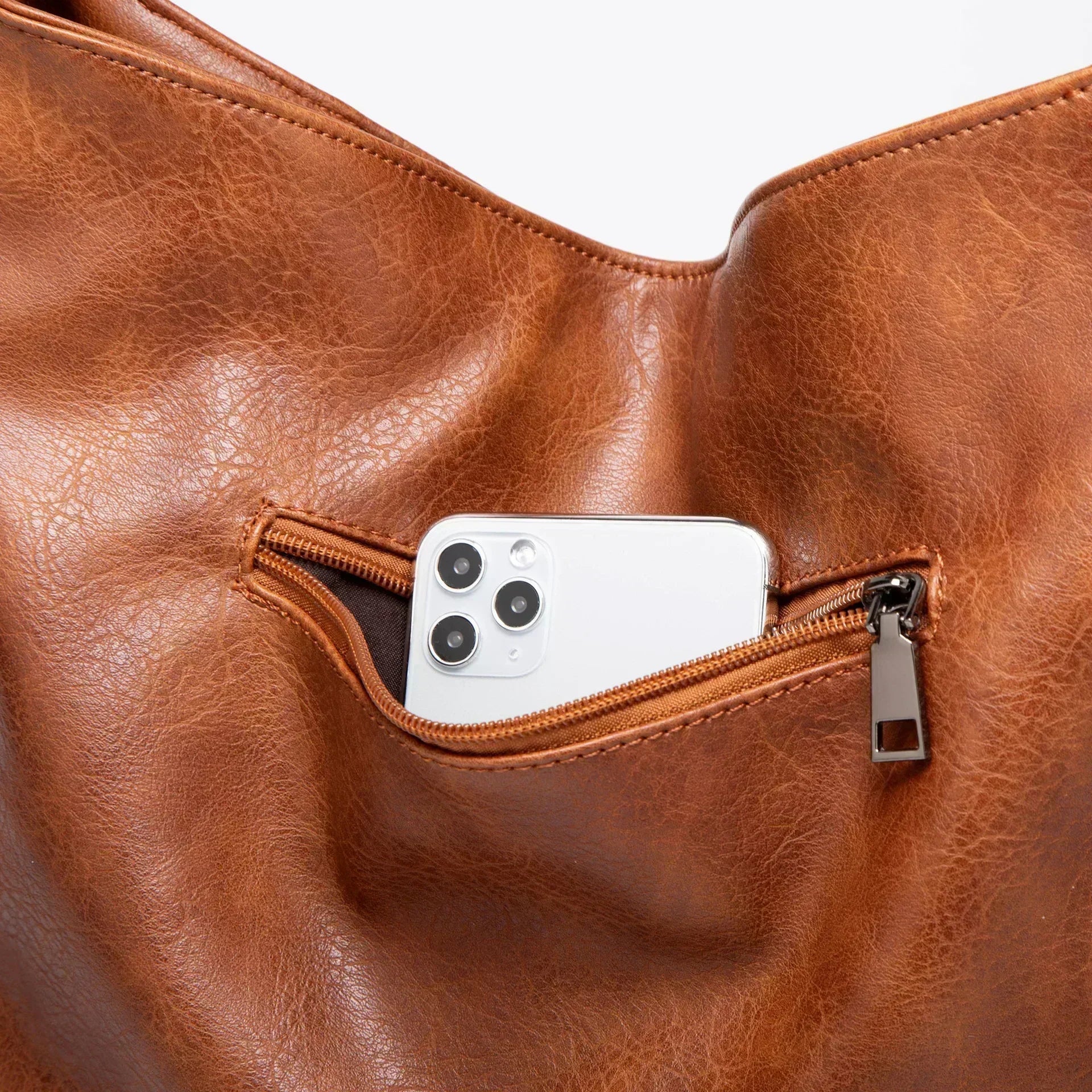 Priscilla - Vintage Vegan Leather Bag