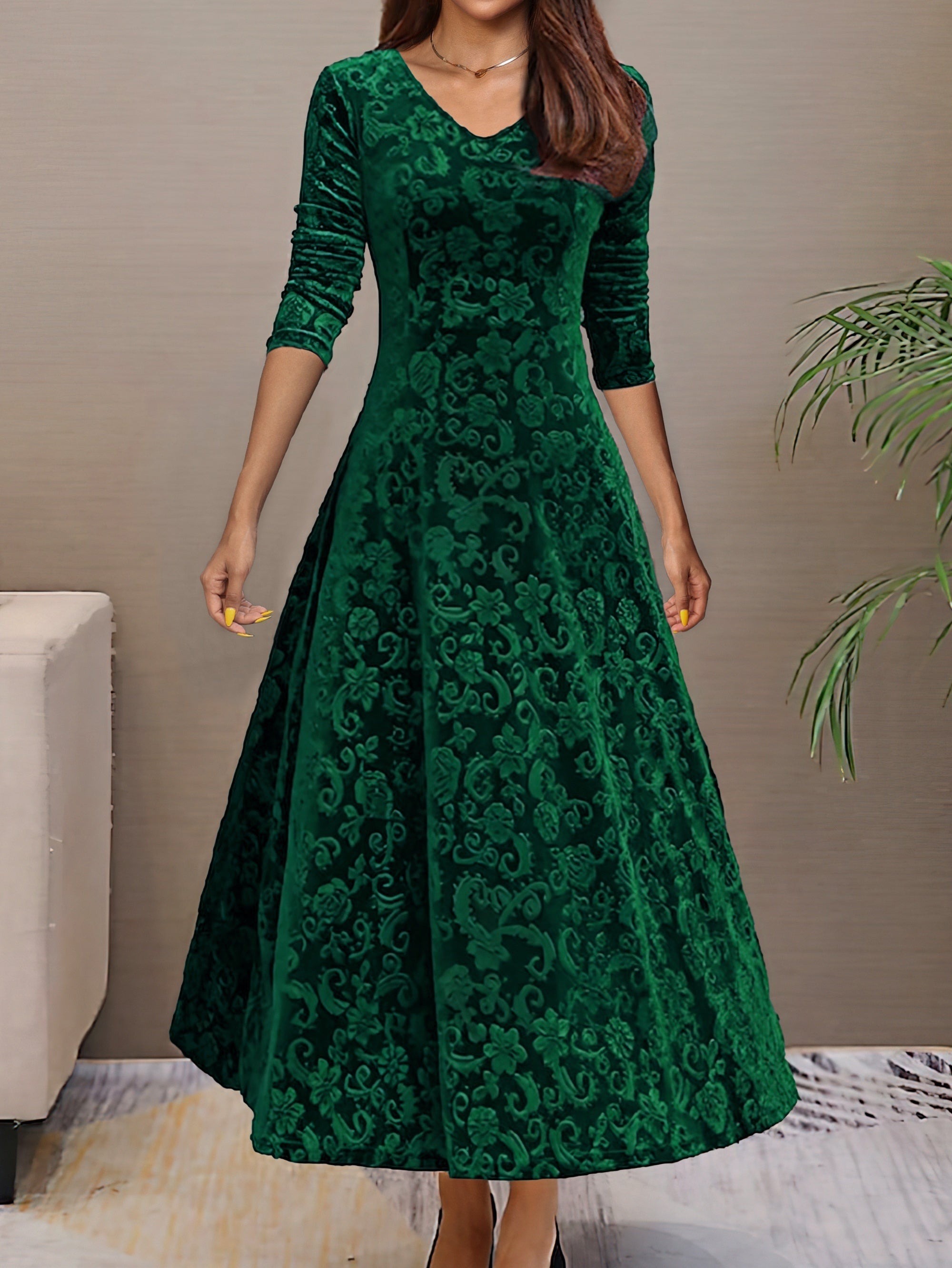 Denise | Velvet Elegant Dress